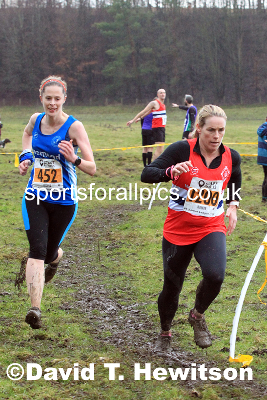 Senior womens 2022 North Eastern Harrier League, Thornley Farm, Peterlee, County Durham. Photo: David T. Hewitson/Sports for All Pics